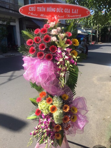 kệ hoa chúc mừng khai trương
